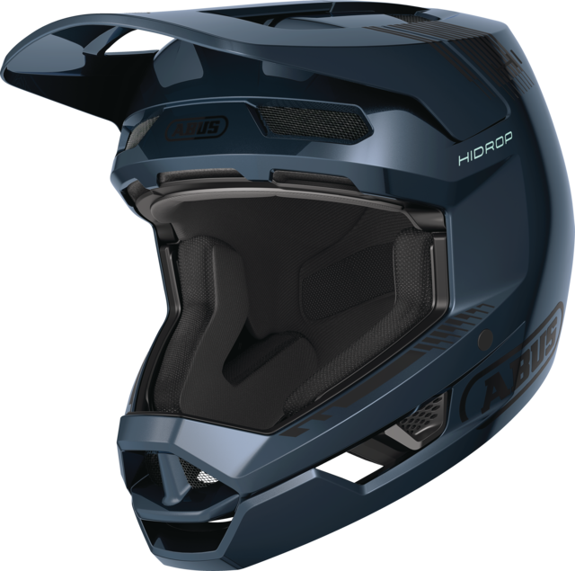 CASCO ABUS HIDROP SHINY BLACK L